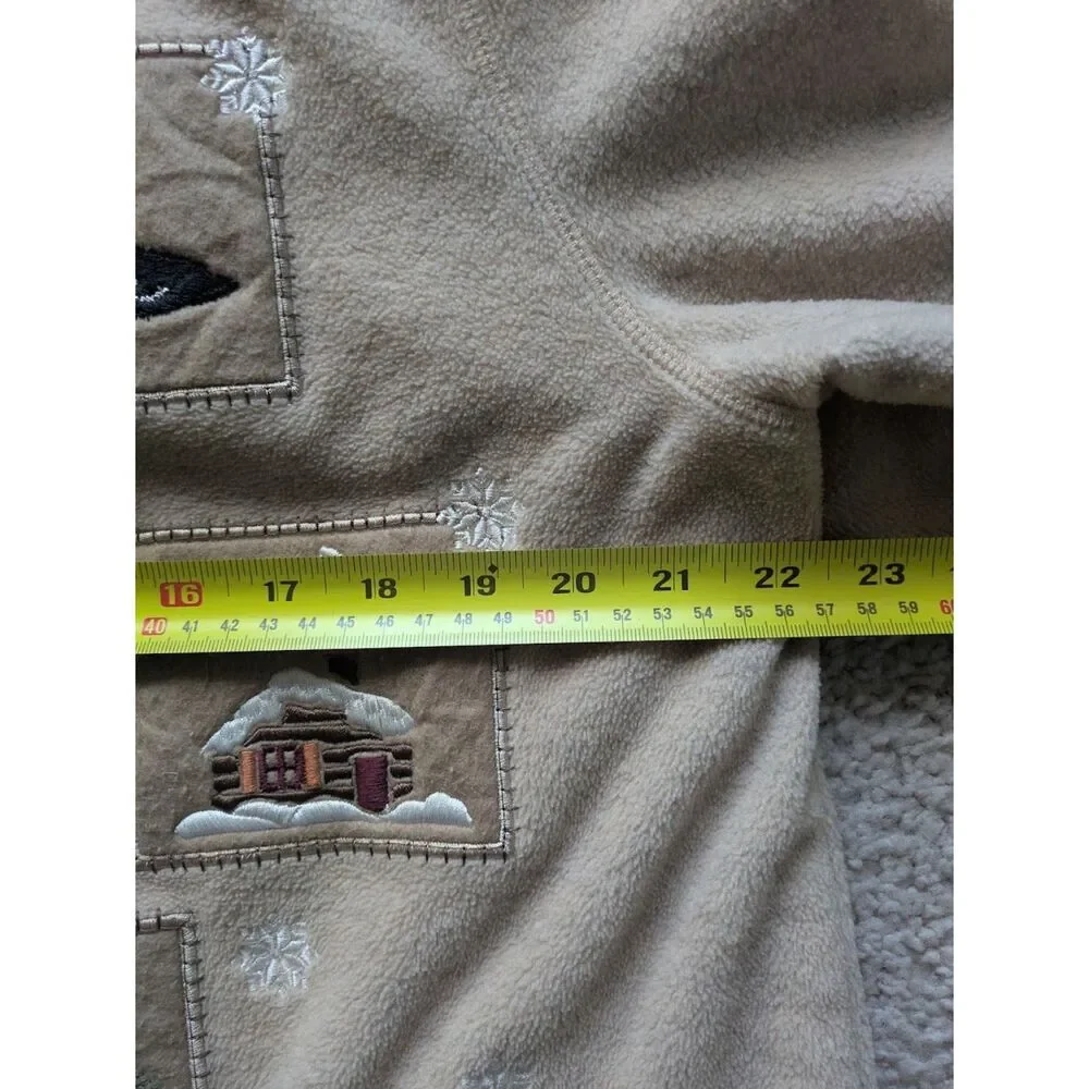 Croft & Barrow Cottagecore Zip Up Sz XL